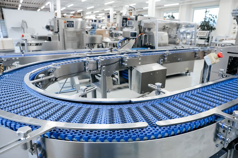 A manufacturing factory filled with machines